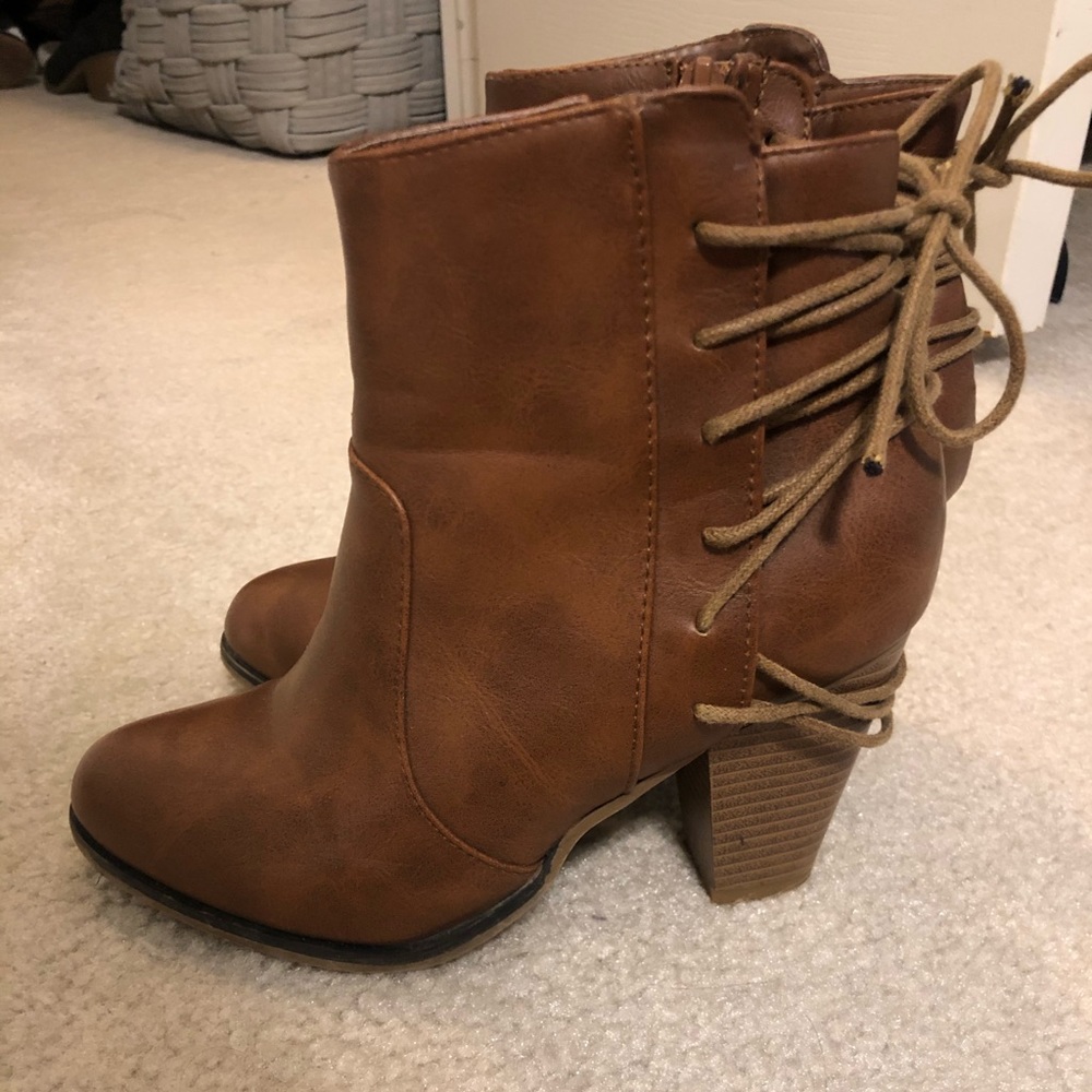 Size 6 brown booties